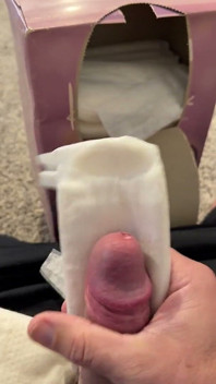 Snabb Kotex sanitetsservett sperma