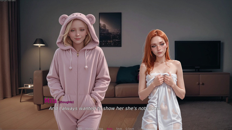 Porngame201: Mila Ai, route loyale 1