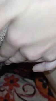 We Hotly Masturbate Our Wet Hairy Pussies Together in POV