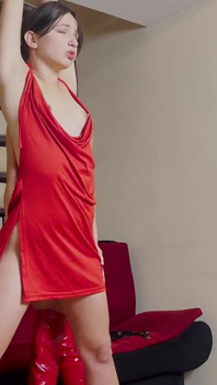 Hot Mistress Humiliates Her New Girl-toy