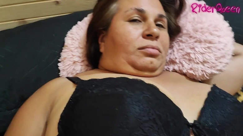 Only Riderqueen BBW Step Mom Latina Alone: Stepmom Is Fucked in Her Bed
