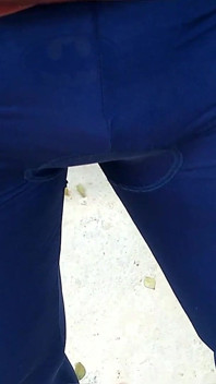 Blue Spandex Suit