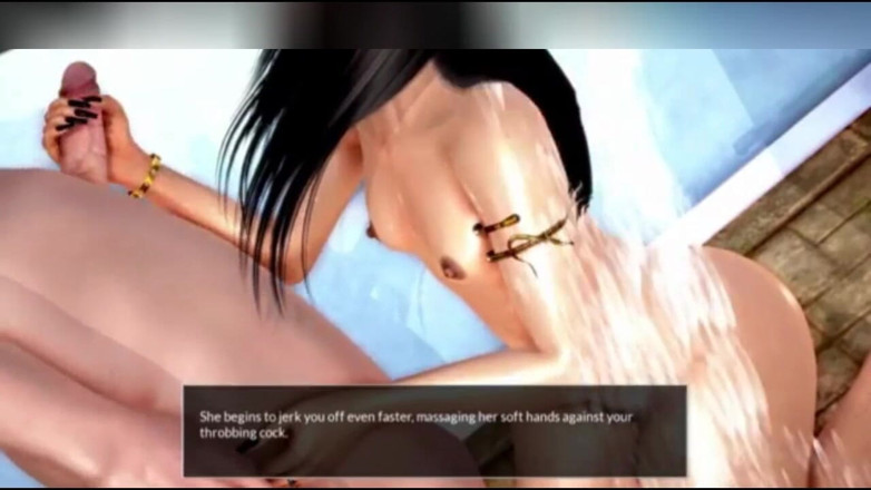 3DXXXTEEN2 Cartoon: Mléko v prsou, písek v kundičce. 3D porno kreslený sex