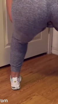Pissing My Self Wearing Sports Leggings
