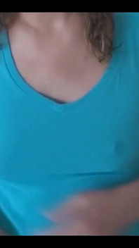 My Excited 58-year-old Wife Shows off Her Delicious Tits to Masturbate - Ardientes69