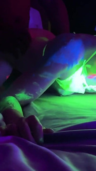 Full Video - Glow Party! Bukkake Gangbang for Cum-hungry Slut - Cliff Media Productions