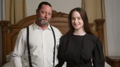 Stepdaughter with Big Natural Tits Learns Good Manners From Stepdad
