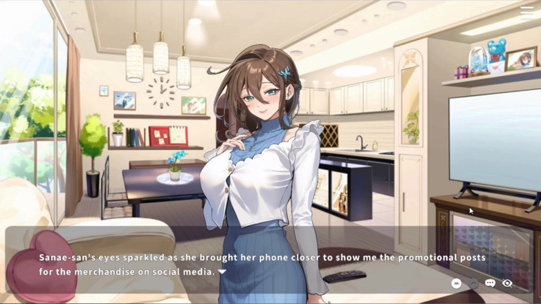 NSFWOtaku: Hentai oyunu - evli kadın etkinlikte vtuber'ını kostümle oynuyor ve seks...