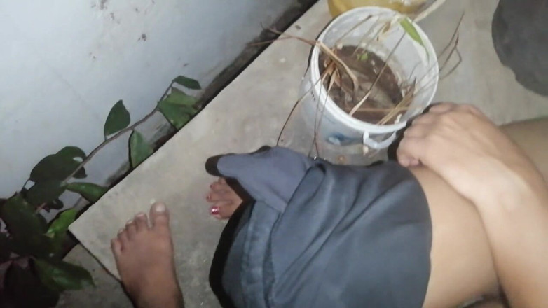 Tina Baby: Found an Old Desi Woman Peeing Under Staircase and Punished 1
