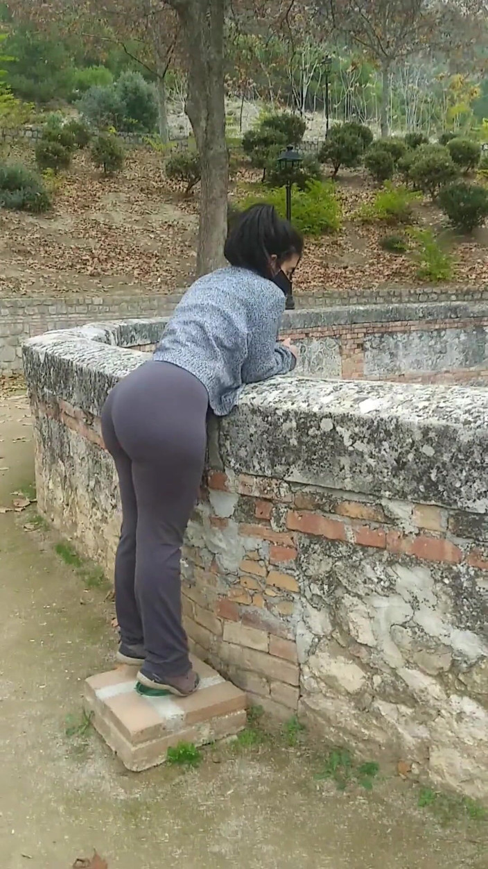 DragonGalaxy11: Outdoor sex and blowjob in the mountain with curvy brunette