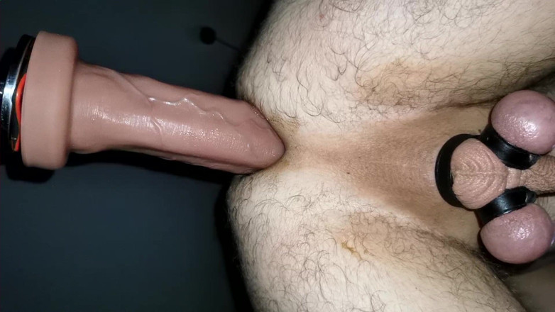 Fuck machine massaker: Fuckmachine Fucks My Ass Deep with Huge Dildo