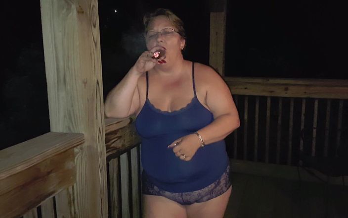 Smoking Dawn: Huge Cigar Smoking
