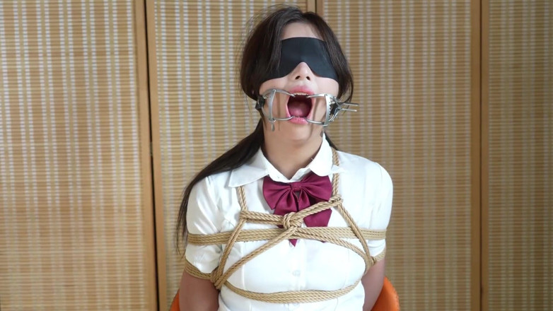 Aisan girl bondage: Xr46 - Perhambaan seragam dan mulut pelajar