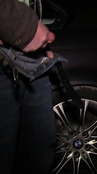 Kurvige MILf-ehefrau sperma-schlampe Diamons blue liebt es, dogging zu gehen