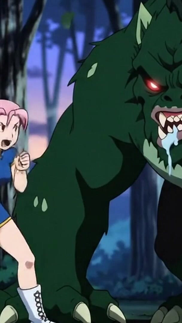 Virtual desires: He Found a Big-dicked Monster in the Woods and Tried...