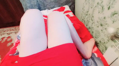 Kitty_Cross: Mein süßer ladyboy-schwanz und hübsche beine vor dem kommen, masturbation,...