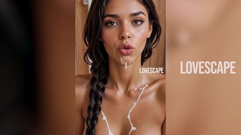 Lovescape: 害羞的印度女孩把它输给了粗暴的情人