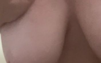 Lotioning Tits