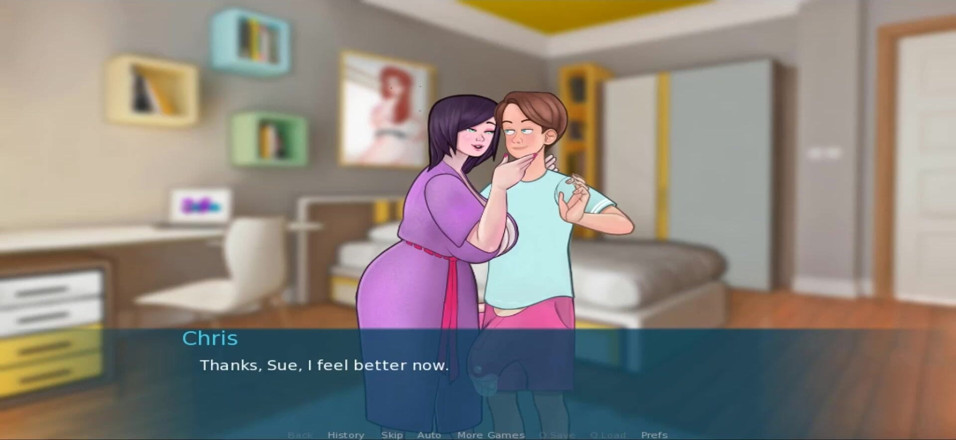 Hentai World: Sexnote macecha mi pomáhá v mém pokoji