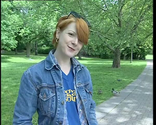 YOUR FIRST PORN: Met Redhead Simone in the Park