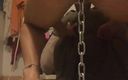 FFun butt VIP: Big Anal Plug and Metal Chain Birth