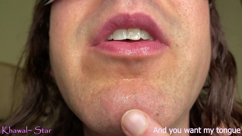 Khawal Star: Khawal Egyptian Arabic lip fetish closeup whiteboy