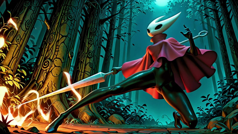 3D AI honeybee studio: Hollow Knight Silksong