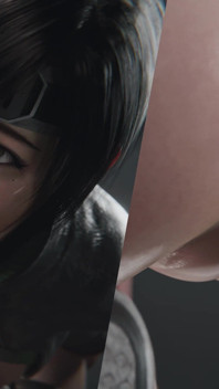 Yuffie Kisaragi Big Dick Sloppy Blowjob - Deep & Messy 3D Animation