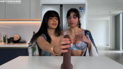 Aaliyah Yasin: 德西继姐妹给你一个撸管