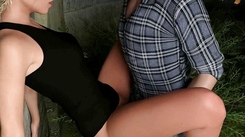 Dirty GamesXxX: 兰开斯特寄宿屋：在公共场所操他的女朋友 - 第14集