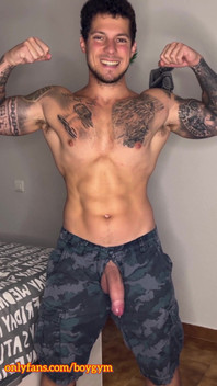 My Military Cock Cums with No Touch