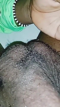 내 흑인 대물 자지를 면도한 다음 6부 후장 따먹기, 애널 면도