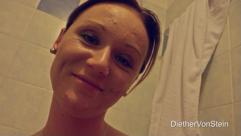 Diether Von Stein: Even in a Tiny Bathroom She Gets Her Load