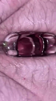 My Ass with My New Glass Butt Plug
