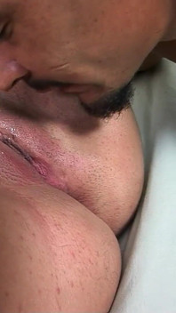 Sexy slut teen Piper licked and banged by black stepdad