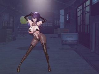 Mmd anime girls: Mmd R-18 anime meisjes sexy dansclip 173