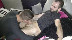 Gaybareback: Brandon použit v jockstrap hetero klukem