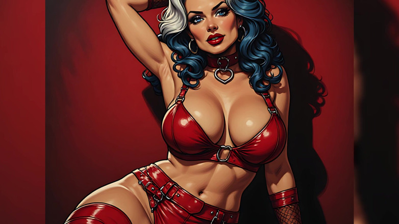 AI Porn: Arte della ragazza pin-up