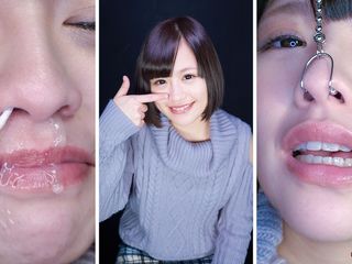 Japan Fetish Fusion: En japansk tonårs näsa fetisch Odyssey. Moe Hazuki