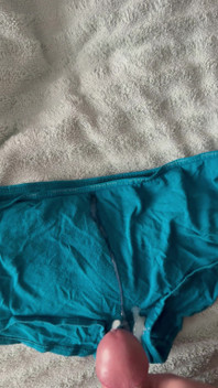 Cum on Wife’s Panties 2