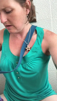 Huge Piss in Public Toilets From Rachel Wriggler, the Blue Eyed Beauty with Big Retro Bush