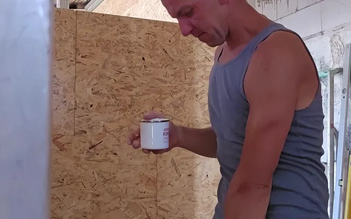 Chris_snoopy_91: A Hot Day on the Construction Site Part 3/9