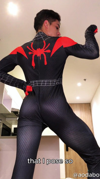Suit Spiderman and Poses