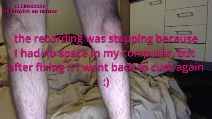CcCrRr3321: Two cums with huge rambone dildo
