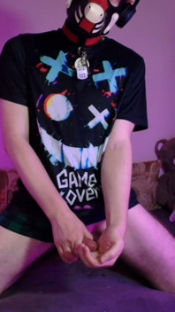 Playful Pup Jerks and Cums in Every Pose