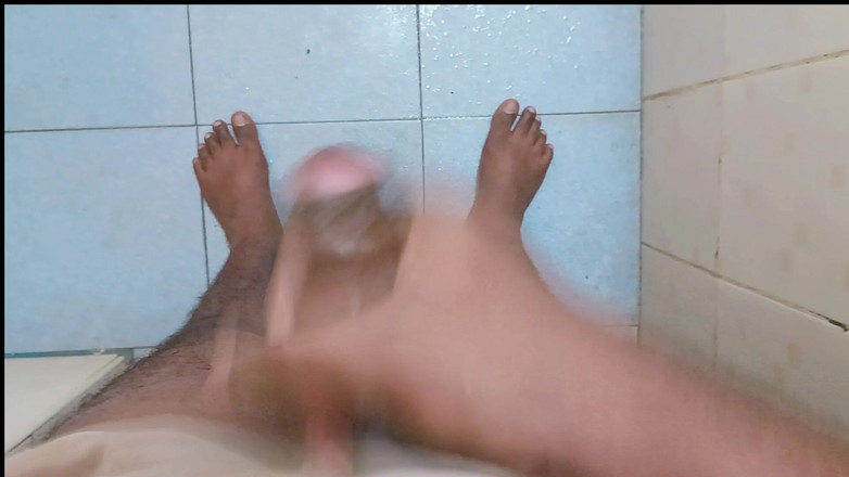rahuman: Tamil-man alleen thuis - langzame slag tot enorme echte cumshot