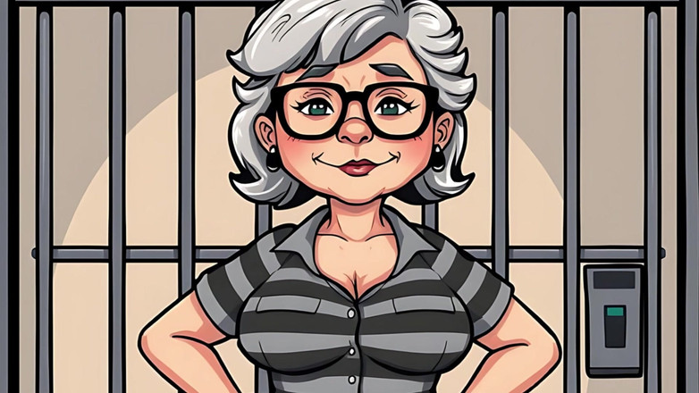 AI Porn: Mormor i fängelse ai porr bildspel