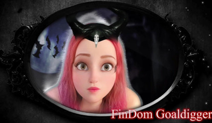 FinDom Goaldigger: Kreslená pornohvězda ženská transformace