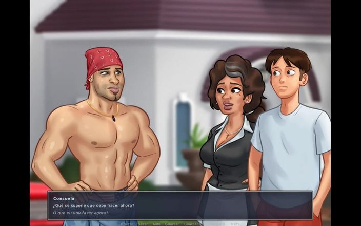 HotSummer117: Summertime saga cap 79 - a recepcionista do hospital me dá um...
