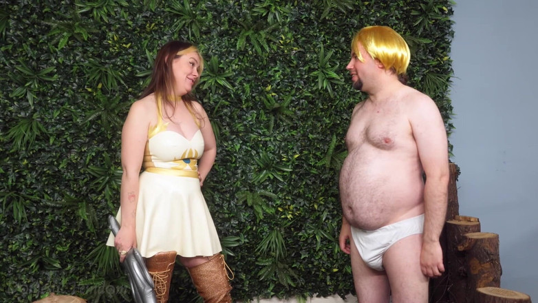 Domestic femdom: She-ra Ballbust He Man